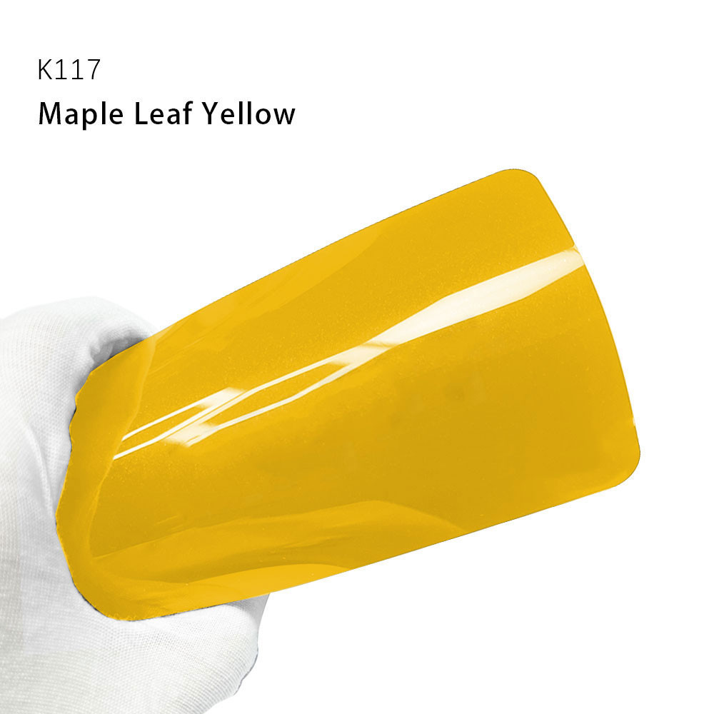 K117 Maple Leaf Yellow TPU Color Car Paint Protection Film Custom Vinyl Wrap Sticker