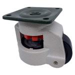 GD-80F Swivel Plate Leveling Casters Wheels Nylon Fuma Wheels