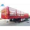 Buy cheap 12.5m 3 Axles Fence Semi Trailer Suitable Height Easy Maintenance / Repair from wholesalers