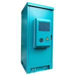 Waterproof Outdoor Telecom Cabinet , 40U Base Station Cabinet