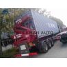Buy cheap 1*40 Feet / 2*20 Feets Sidelifter Container Trailer Max 37000kg With Xcmg Crane from wholesalers