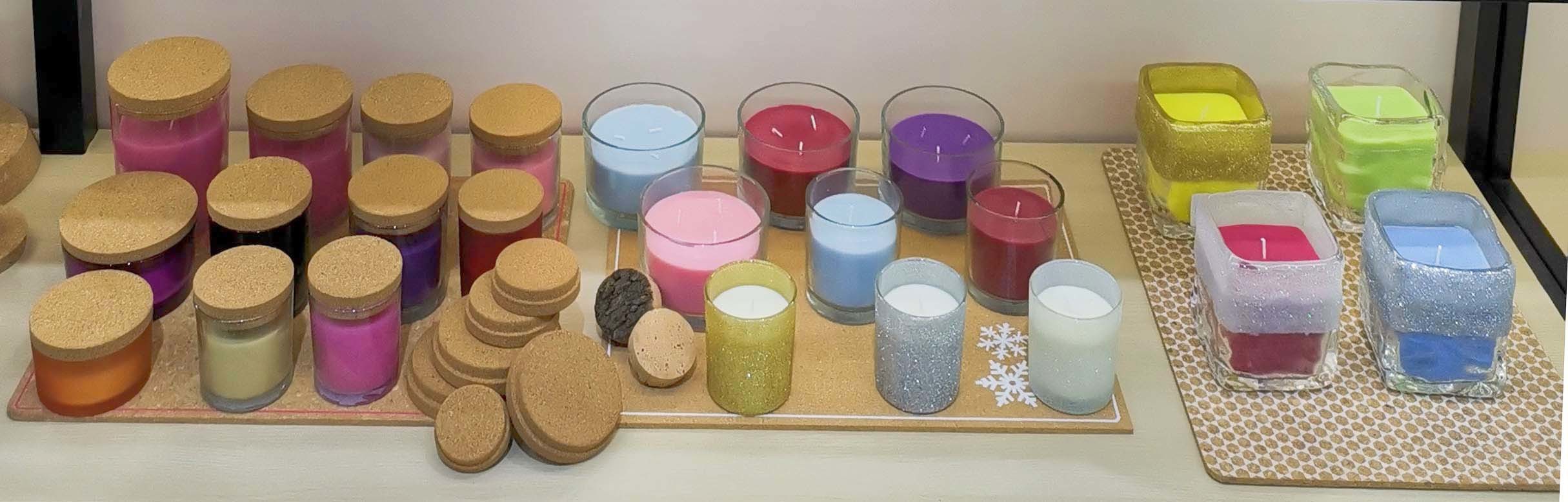 T Shaped Heat Insulated Cork Candle Lids For Store Seal Jars