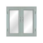 Double Insulated Tempered Glass Aluminium Casement Window for Horizontal Opening