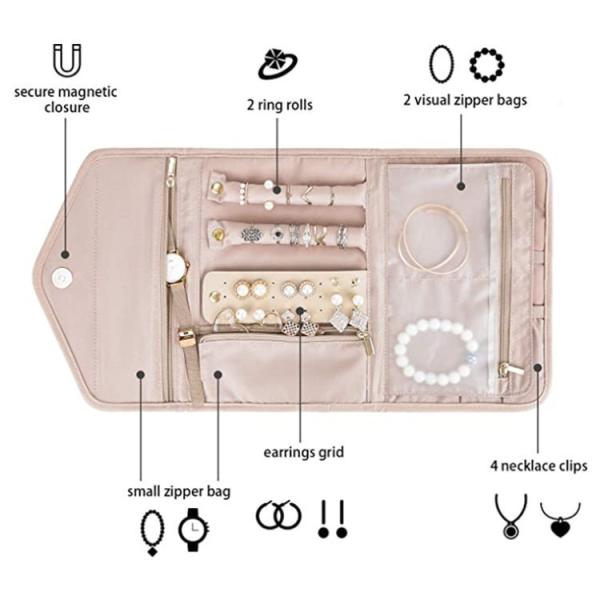 Buy cheap JEWELRY BAG STORAGE BAG ANTI-OXIDATION NECKLACE EARRINGS STUD EARRINGS BRACELET RING DELICATE JEWELRY STORAGE BOX PORTAB from wholesalers