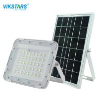 Buy cheap Courtyard 60W LED Solar Flood Light 100W IP66 Waterproof 42.5*36.5*31cm Lamp product