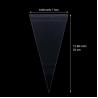 Buy cheap PP Plastic Packaging Treat Bags , Clear Plastic Cone Shaped Bags With Twist Ties from wholesalers