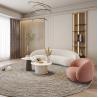 Buy cheap Ergonomic Living Room Fabric Curved Sectional Sofa 253cm from wholesalers