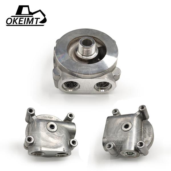 Buy cheap PC200-7 6D102 Oil Filter Head 4935713 Excavator Engine Parts from wholesalers