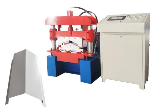 Buy cheap Building Material Ridge Cap Roll Forming Machine Voltage 220V 50Hz 3 Phases from wholesalers