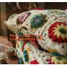 Buy cheap High Quality Nordic Crochet bed pillow Daisy hand-woven cushion covers Decorative Cushion from wholesalers