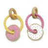 Buy cheap Laser Logo Silicone Wood Teether Infant Baby BPA Free Nursing Bracelet from wholesalers