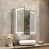 Buy cheap IP44 Silver Grey Anodized Aluminium Body LED Mirrored Medicine Cabinet for Home Bathroom from wholesalers