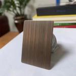 Brushed Hl 316l Stainless Steel Sheet gold plated Stainless Steel Plate