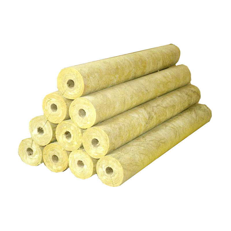 Boiler Chemical Oil Rock Wool Tube Steam Pipe Insulation 1000mm