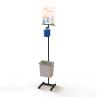Buy cheap Sanitation Station Freestanding Poster Display Stand from wholesalers