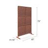 Buy cheap Customizable Corten Steel Garden Screen Partition Wall Prerusted from wholesalers