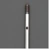 Buy cheap #45 steel 12mm knurled keyway threaded electric fan motor shaft for home application from wholesalers