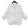 Buy cheap Stylish Women Long Sleeves Hemp Cotton Clothing V Neck Anti Pilling from wholesalers