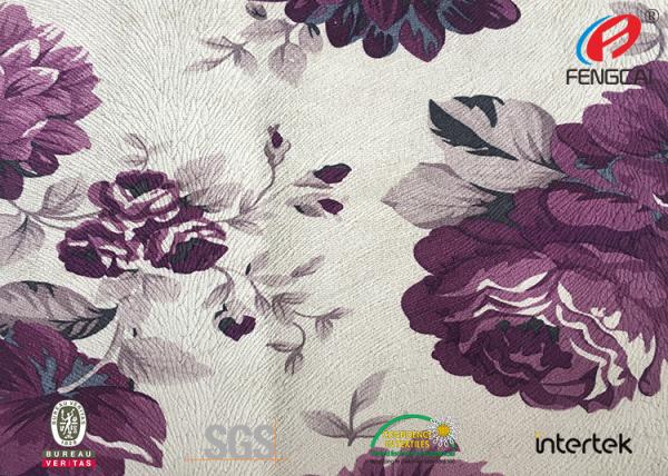 Buy cheap 300gsm Burnout Muslin Sofa Velvet Upholstery Fabric Custom Logo Printable from wholesalers