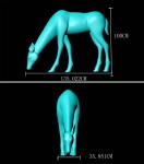 2019 New Designs Stainless Steel Elk Wapiti Metal Art Sculpture For 5 Star Hotel
