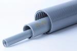 Indoor 1 Inch Flexible Electrical Conduit Grey Color Anti Aging Pull Resistance