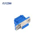 9pin IDC Crimping Ribbon Cable Female D SUB Connector ROHS Certified