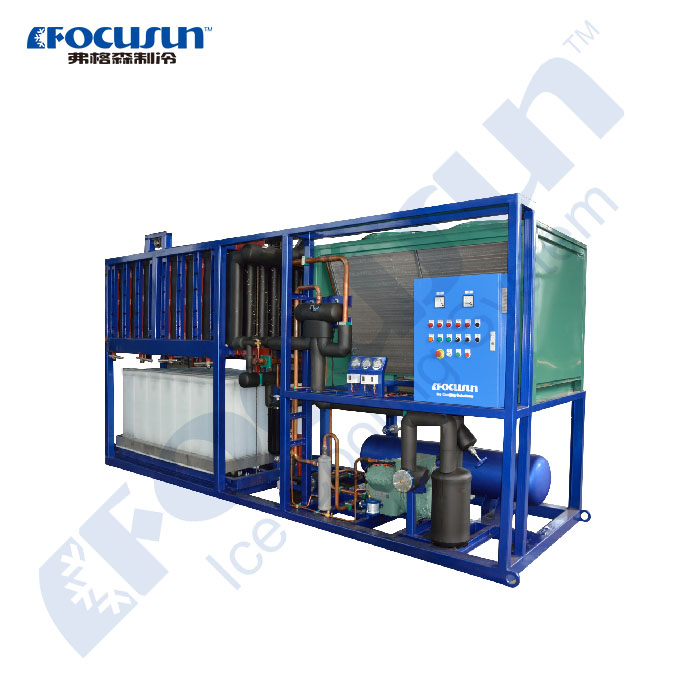 Ice Block Making Machine Other Ice Storage Capacity PLC Touch Screen Control System