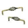 Buy cheap Birdcage Black Kitchen Cabinet Handles And Knobs 96mm Antique Brass Furniture Hardware from wholesalers