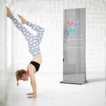 43 Inch Touchscreen Smart Mirror , 3D camera Fitness Interactive Mirror
