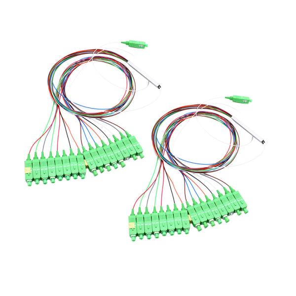 Buy cheap Sc/Apc G657A1 16 Way Steel Tube Type Fiber Optic PLC Splitter from wholesalers