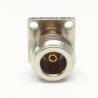 Buy cheap DC~11GHz 4 Holes Flange RF N Connector Nickel Plated from wholesalers