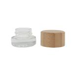 5ml Concentrate Glass Jar with Child Resistant Bamboo Lid for Oil Dab Cream