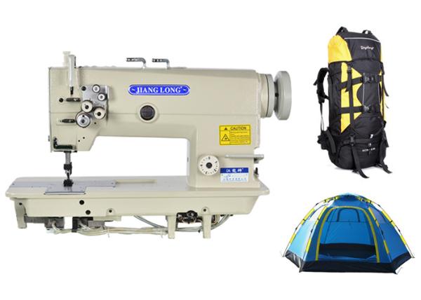 Buy cheap Twin Needle Vertical Hook 240V Needle Feed Sewing Machine from wholesalers