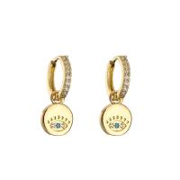 Buy cheap Gold Plated Rhinestone Hoop Earrings product