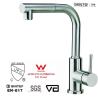 Buy cheap SENTO 304 stainless steel single hole kitchen faucet with pull out from wholesalers