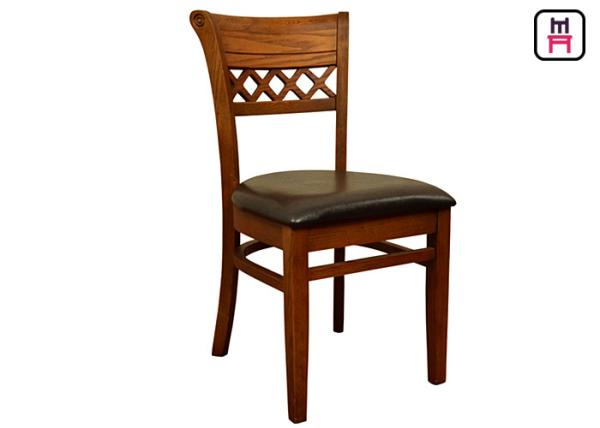Buy cheap American Style All Wood Dining Room Chairs , Traditional Wooden Dining Chairs from wholesalers