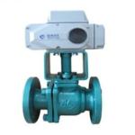 Stainless Steel Motorized Fluorine Electric Ball Valve Flange Connection