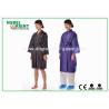 Buy cheap Disposable Spa Robes Nonwoven Material Made PP Kimono , Black / Purple from wholesalers