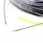Steel Tube Beige Duplex Armored Multimode Fiber Optic Cable