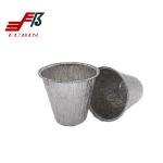 household Round Aluminum Foil Container Biodegradable Circular Foil Trays