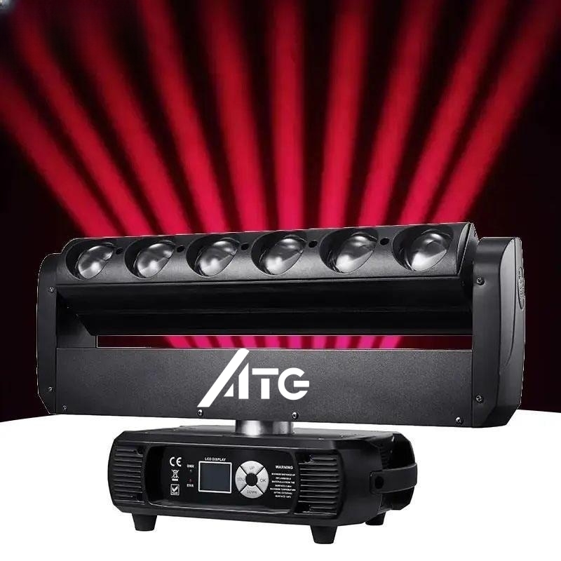 KTV Bar Stage Lighting 5 Eyes 40W Beam Light with Strobe LED Moving Head Light Controller