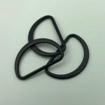 Polished Letter D Bag Metal Buckle Rack Plated Adjustable