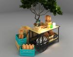Buy cheap Car Design Bakery Display Racks / Bread Display Showcase Automobile Styling from wholesalers