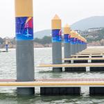 Customizable Durable Floating Dock With Aluminum Alloy Construction Yacht Boat