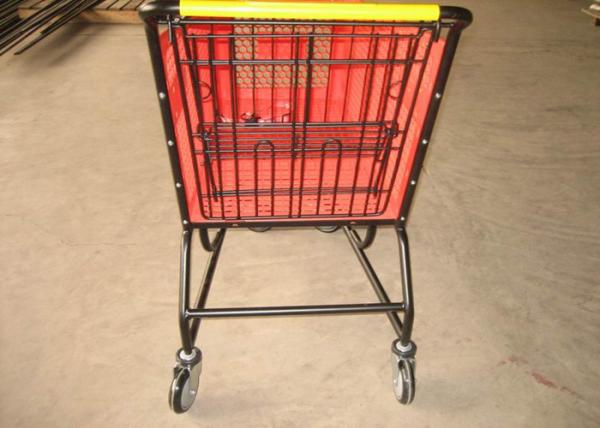 Buy cheap Eco - Friendly Rolling Plastic Shopping Basket Cart 100L 120L 160L 180L from wholesalers