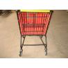 Buy cheap Eco - Friendly Rolling Plastic Shopping Basket Cart 100L 120L 160L 180L from wholesalers