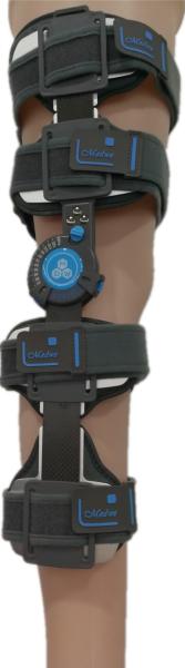 Buy cheap Aluminum Frame Lightweight Orthopedic Knee Brace With Hinge Mesh Coated from wholesalers
