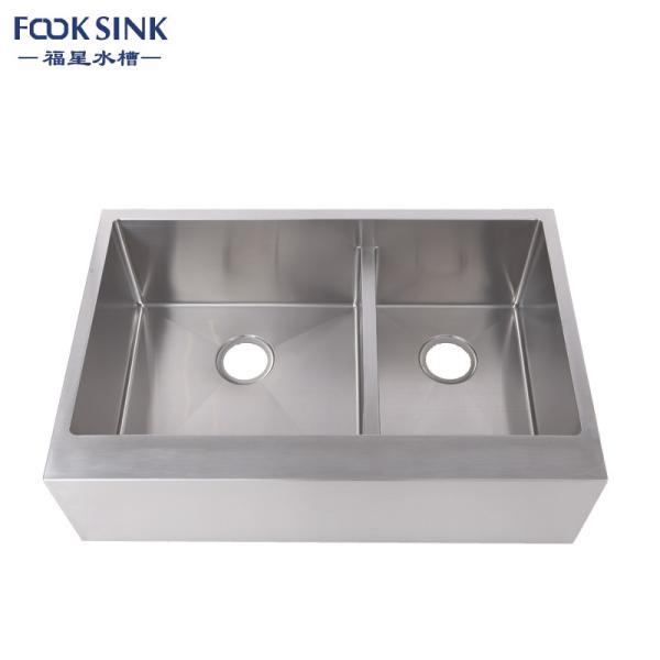 Buy cheap Farmhouse Apron Front Stainless Steel Kitchen Sink With Long Using Life from wholesalers