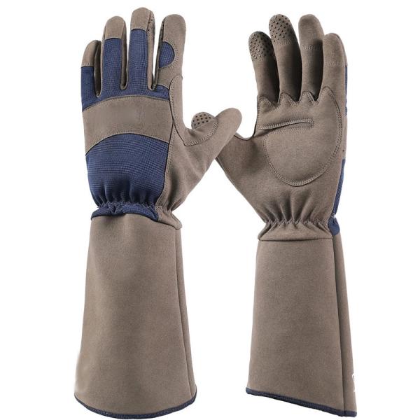 Buy cheap Gardening gloves Spandex microfiber stab-proof safety protection Garden labor protection wear gloves from wholesalers