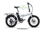 Aluminum Frame Electric Urban Bikes , 48V 10.4AH Battery City Commuter Bikes